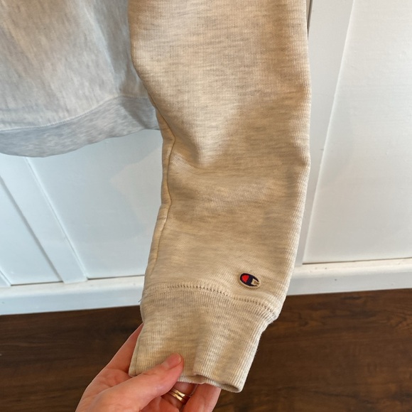 Vintage Champion Northern Michigan Sweatshirt Gray Distress Logo Womens Sz Small - Picture 5 of 12